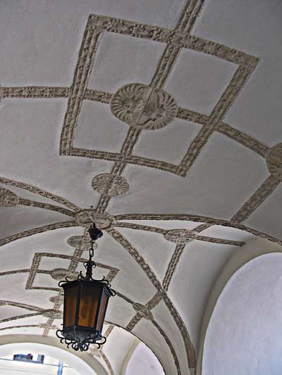 Zamość sklepienia dekoracje