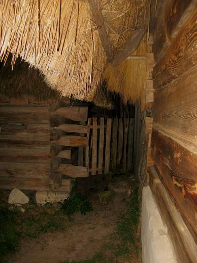 zagroda Guciów strzecha chaty