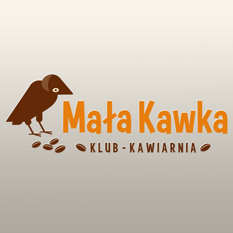 projekt logo Mała Kawka - klubokawiarnia
