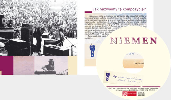 grafik opakowanie płyt CD 41 potencjometrów pana Jana Niemen
